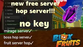 Blox fruit script (server hop) op  mirage server 