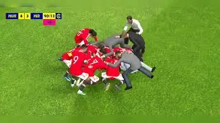 Players celebrating after last minute goal from Neymar #efootball2023mobile #efootball #efootball23