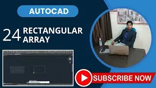 part - 24 (Rectangular Array) How to Create Rectangular Arrays in AutoCAD Step-by-Step Guide