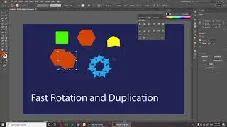 The fastest way to Duplicate and Rotate an Object In Adobe Illustrator 2020