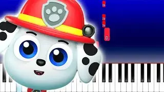 PUPS ON THE BUS | Paw Patrol (Piano Tutorial)