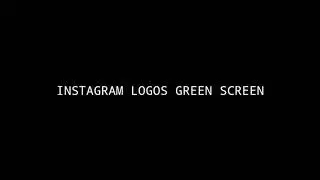 Instagram Logos Green Screen
