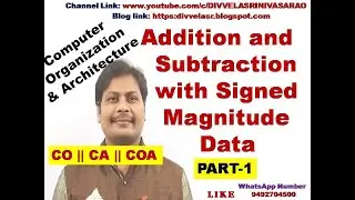 Addition and Subtraction with Signed Magnitude Data || Computer Architecture | Computer Organization