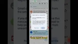 How To Stop Spam Emails #spamer #gmail  #shortvideo #youtubeshorts #viralvideo