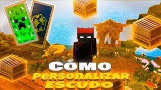 Como HACER y PERSONALIZAR el ESCUDO | Minecraft 1.17 / 1.16 / 1.15