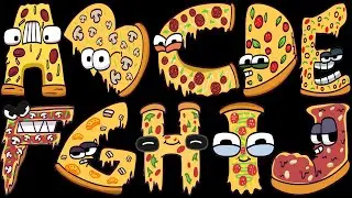 Alphabet Reverse Plush toy All Letter  BUT THEY ALL PIZZA 2