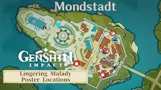 Genshin Impact - Look For Posters & Billboards In Mondstadt [Quests]