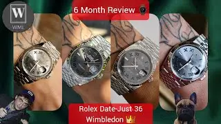6 Month Review ⌚️ - Rolex Date-Just 36 Wimbledon 👑 Embodying the Rolex Problem