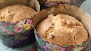 Ленивые  пасхальные куличи без замеса.Влажные куличи на молоке очень легко.