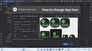 How to Change App Icon and App Name in Android Studio | Android Beginner Tutorials 2025