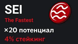 Обзор криптовалюты SEI Network | Самый быстрый блокчейн Layer 1 | Стейкинг токена SEI
