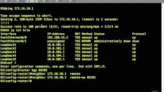 BGP Demonstration Continued