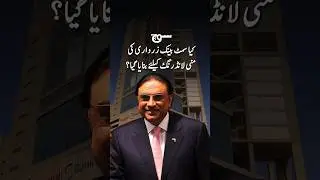 کیا سمٹ بینک زرداری کی منی لانڈرنگ کیلئے بنایا گیا؟