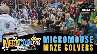 Micromouse Contest at Megacon Manchester 2024: Fastest and the slowest Maze-Solving Robots!