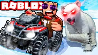 I went on a SNOWY TRIP to Grandma's House! | Roblox