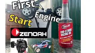 FG Marder - First Engine Start - Zenoah 26cc - Redline Oil..