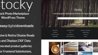 Stocky - A Stock Photography Marketplace Theme