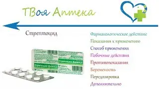 Стрептоцид таблетки - показания (видео инструкция) описание, отзывы