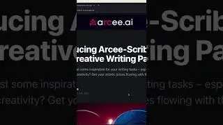 Arcee Scribe, a 7B model for creative writing #python #ai #largelanguagemodels #chatbot #opensource