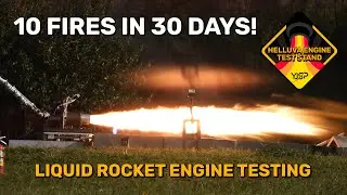 Rapid Rocket Engine Testing | Spring 2024 Hotfire Compilation