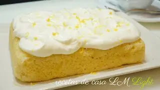 2 minutos y listo tu BIZCOCHO DE LIMÓN Y COCO SIN AZÚCAR