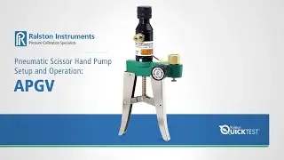 APGV Pneumatic Scissor Hand Pump | Ralston Instruments