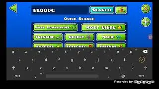 Geometry dash - playing Bloodgaster by Finnyboii2704!