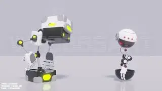 Orbot & Cubot Test (Audio) | Blender Animation