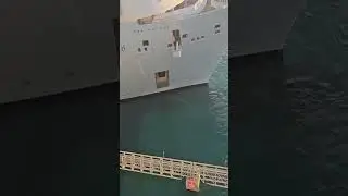 Leaving Nassau from the port! Another Huge Royal Carribean ship docked next to us! They're wavin!