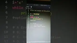 Predict the output of the Code #python #pythoncode #challenge  #programming