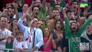 Karşıyaka 71-62 Barcelona | Muhteşem 10.Yıl Marşı. Ses ayarlarınızla oynamayın!