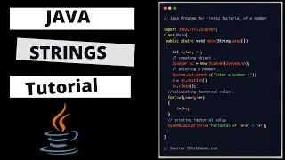 JAVA TUTORIAL : HOW TO CREATE AND USE A STRING IN JAVA