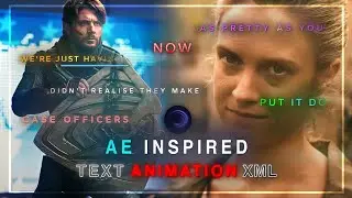 AE Inspired Text Animation Presets #07 | Alight Motion (Xml + Presets) | 