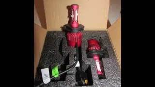 Auxmart H4 SMD 80 Вт 9600LM | посылка с aliexpress