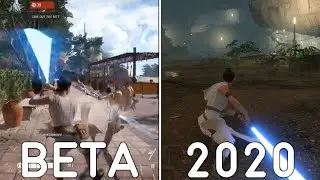 Rey's Animations in Beta vs in 2020 - Star Wars Battlefront 2