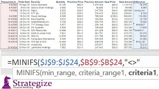 Smallest value in an Excel range - ignoring blank, text or error cells