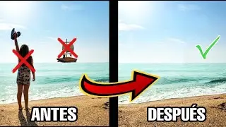 COMO BORRAR OBJETOS Y PERSONAS DE UNA FOTO ! 📸 ( 3 aplicaciones gratuitas )