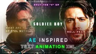 AE Inspired Text Animation Presets #09 | Alight Motion (Xml + Presets) | #alightmotion #aeinspired