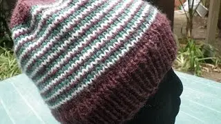 How to Begin Knitting Helix Stripes | Starting Helix Stripes | How to knit Helix Stripes for Beanie