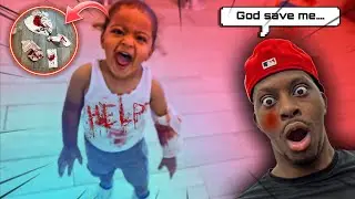 Ray Pranks Wife with Fake Blood...                                         #explore #prank