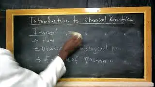 CONCEPTS IN CHEMICAL KINETICS