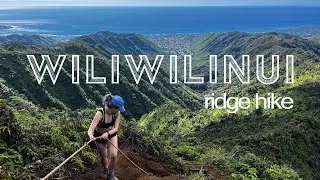 What it's like to hike HAWAIIAN RIDGE | Vlog #hikewithme #wiliwilinuiridgehike