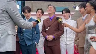 When RM smiles , we all smile 🙂 | BTS at The GRAMMYS