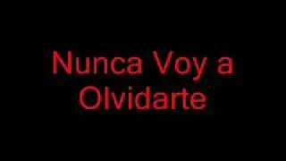 NUNCA VOY A OLVIDARTE --  CRISTIAN CASTRO
