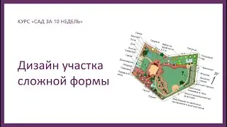 Разбор дизайна участка сложной формы