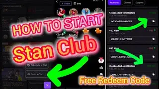 HOW TO START STAN CLUB AND EARN REDEEM CODE 💰💰🤑 REFER CODE. PRL0H5JO #earnmoney #earningapp