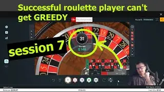 SESSION 7 | BUILDING the BANKROLL | Matrix Splits Roulette Strategy | BEST Roulette Strategy