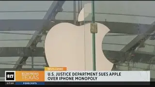 U.S. Justice Department suing Apple over iPhone monopoly