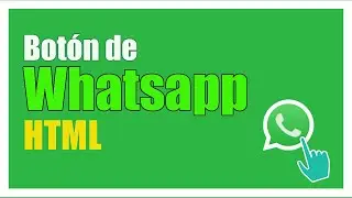 Cómo Agregar el Botón de Whatsapp Flotante en tu SitioWeb ✅ en HTML, CSS y JS. Incluye Animación!