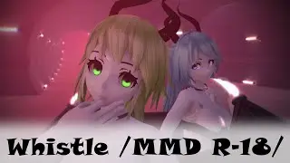 Whistle /MMD R-18/ Gumi and Miku